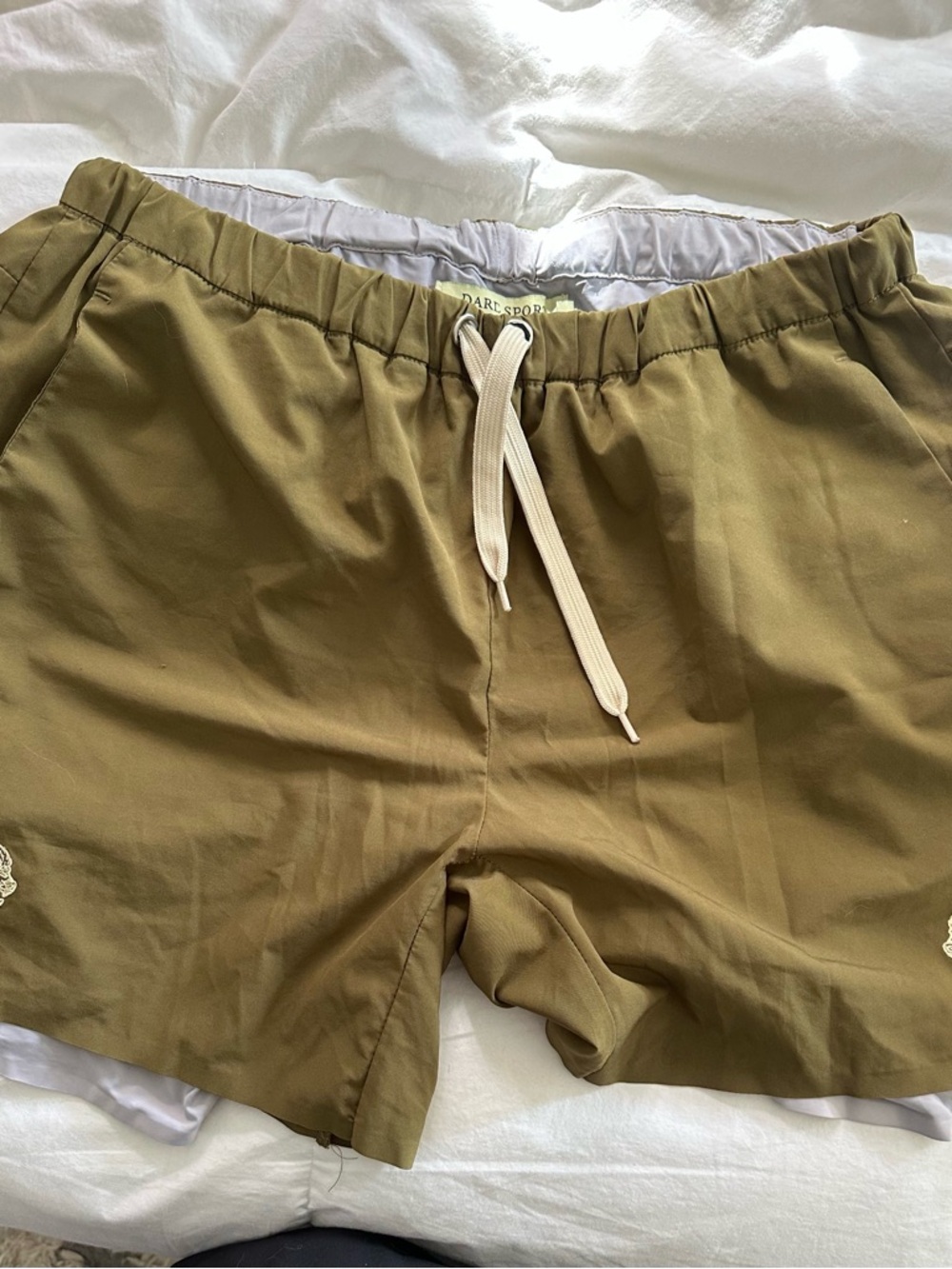 Darc Sport Olive Green Men's Shorts w/ Liner